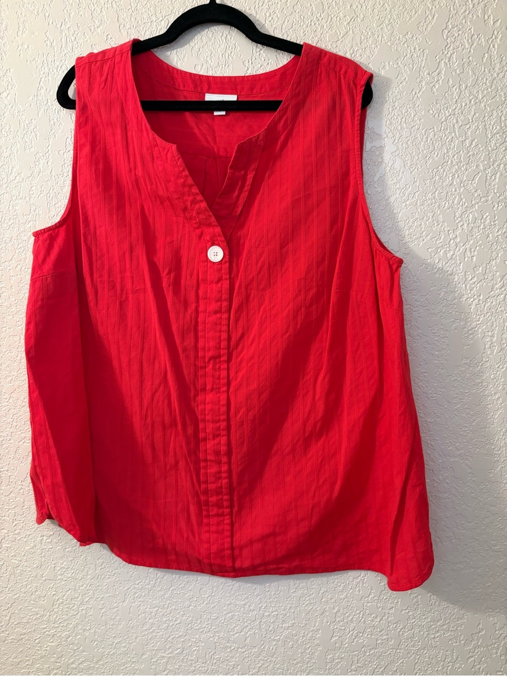 J.Jill Red Swing Tank Top 3X